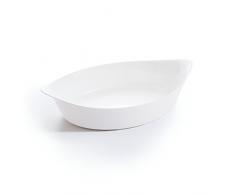 Luminarc Smart Cuisine Carine Pirofila Ovale, Vetro Opale, Bianco, cm 32x20x7,5 h