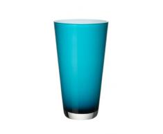 Villeroy & Boch Verso Vaso Piccolo Carribean Sea, 25 cm, Vetro, Blu/Turchese
