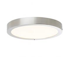 Brilliant Katalina WiZ - Lampada da incasso in metallo anodizzato, 30 cm, 24 W