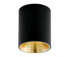EGLO Polasso illuminazione da soffitto Nero, Oro LED 3,3 W A+