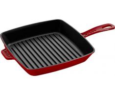Staub 40501-110-0 Grill Pans Bistecchiera Americana in Ghisa, 495 x 52 x 395