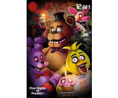 Grupo Erik FP4345 Poster Five Nights At Freddys, carta, Multicolore, 91 x 61,5 x 0,1 cm