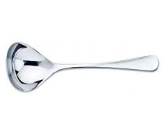 Arcos Serie Madrid, Mestolo Salsa Cucchiaio Tavola, Monoblocco Unipezzo Acciaio Inossidabile 18/10 e 175 mm, Colore Argento