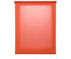 Estores Collection Tenda a Rullo Translucent Arancione 120 x 180 cm