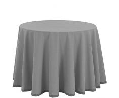 Martina Home Culla Gonna Tavolo Redonda 90 cm Colore 38 - Grigio