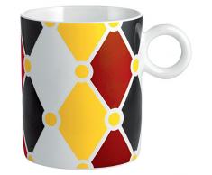 Alessi MW58 1 Circus Mug in Bone China, Multicolore