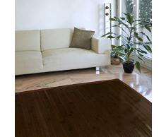 Estores Collection Tappeto Bamboo Marrone Scuro 80 x 150 cm