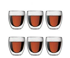Bodum Pavina Set 6 bicchieri da 25 cl