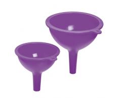 Colourworks - Imbuto dosatore in Silicone, Set da 2, Colore: Viola