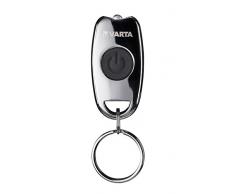 Portachiavi Varta 5mm LED Metal Key Chain Light incl. 2x batterie CR2016 torcia portachiavi mini-torcia luce tascabile flashlight per mazzo di chiavi con anello