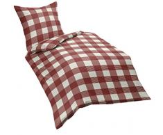 Fleuresse Riva 143389Â FB. 4Â Biancheria da Letto in Tessuto fine, 155Â x 220Â cm, Colore: Rosso