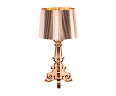 Kartell Bourgie Lampada da Tavolo, Dimmerabile E14, Rame