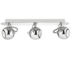Ideal Lux Lunare AP3 Cromo Lampada da Parete/soffitto GU10