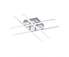 EGLO Lasana 1 illuminazione da soffitto Cromo, Bianco LED