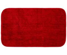 Sealskin Doux Tappetino da Vasca, Poliestere, Rosso, 50 x 80 x 1 cm