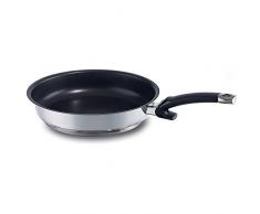 Fissler, padella protect steelux protect, per arrostire senza grasso, adatta alla lavastoviglie e al piano cottura a induzione, diametro di 20 cm, 138-102-20-100/0