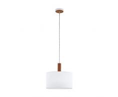 EGLO CONCESSA 3 lampada a sospensione Supporto flessibile Marrone, Bianco E27 A,A+,A++,B,C,D,E