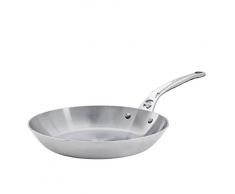 De Buyer 5680.20 Mineral B Element Pro - Padella rotonda, Diametro 24 cm