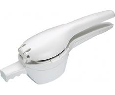 Kitchen Craft Schiacciapatate in Plastica, 2 Dischi, Acciaio Inossidabile, Bianco