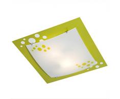 sulion Pois plafoniera Deco, Verde sfumato