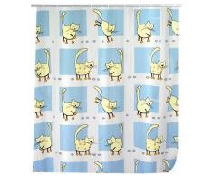 Wenko 19127100 Tenda per Doccia Gatti, con Pellicola in plastica, 120x200 cm