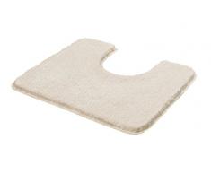 Kleine Wolke 4071202130 Seattle â Tappetino WC Tappeto da Bagno, Poliestere, 55 x 50 x 3 cm, Colore Naturale