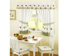 fruits Mele e pere Verde Rosso a Quadretti da Cucina, fermatenda W46Â x L48Â INC.