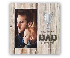 Zep S.r.l. EP3546 - Cornice portafoto in Legno, 10 x 15 cm, Speciale papà Big Dad Verticale, Colore: Beige