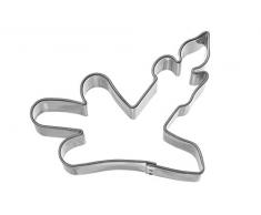 BLEX Halusky Candela a Forma di Biscotti, in Acciaio Inox, per Quiche, Argento, 1.5Â x 4.9Â x 4.3Â cm