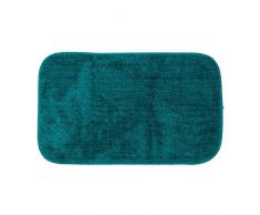 Sealskin Doux Tappetino da Vasca, Poliestere, Blu Petrolio, 50 x 1 x 80 cm