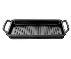 Monix, Bistecchiera Solid+ con Rivestimento in Teflon, 40 x 28 cm