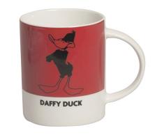 Excelsa Looney Tunes Mug Daffy Duck 300 ml, Porcellana, Rosso, 8.9x8.9x9 cm