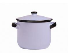 Bitossi Home Pentola Con Manici In Terracotta, 3 Lt, Lilla