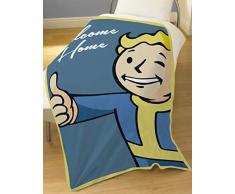 FALLOUT - Coperta in pile, poliestere, multicolore, 100 x 150 cm