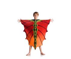 Kanguru Dragon Coperta, Poliestere, Rosso, Blu, Verde, Taglia Unica Bambini