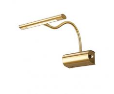 Trio Leuchten Curtis Trio 279770108 Lampada da Parete a LED, 4.0 Watt, 380 Lumen SMD 4,0W, 4 W, Bronzo, Unica