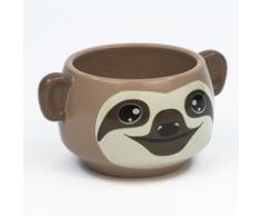 Thumbs Up Slthmug Tazza Bradipo Sloth in Ceramica, Marrone, 14.5 x 9.5 x 8 cm