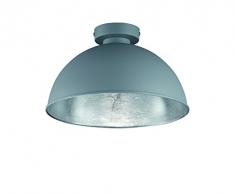 Reality Leuchten Reality R60121087 Jimmy Plafoniera, 1xE27, 60 W, Rotondo, Titanio, 18.7 cm E27
