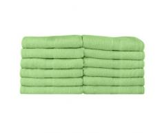 Westward Ho! 3105HLG Tovagliolo per Mani, Cotone, Confezione da 12, 390GSM, Verde Chiaro
