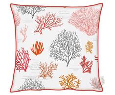 Apelt Fodera per Cuscino, Cotone, Corallo, 49Â x 49Â x 0.5Â cm