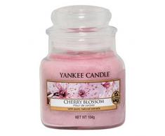 Yankee Candle Candela profumata in giara piccola | Fiore di ciliegio | Durata Fino a 30 Ore