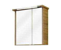 Pelipal 382 Lagos - Armadietto con Specchio Lamezia I, Decorazioni in Legno, Quercia Naturale, 20,0 x 65,0 x 72,0 cm