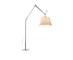 Artemide Tolomeo Mega Led Lampada Terra con Dimmer 42 Carta Pergamena