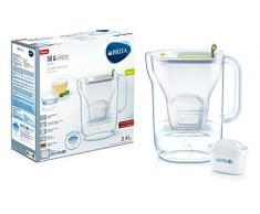 Brita Style Caraffa Filtrante con 1 Filtro Maxtra+ Incluso, Plastica, Bianco E Verde Lime, 2,6 litri