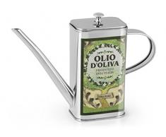 H&H 8292205 Oliera Inox, Rettangolare, Decorativo, Acciaio/Multicolore