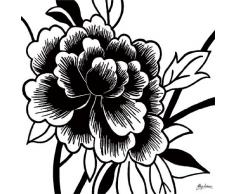 Eurographics B-HIA1103 Quadro Rosa Nera I di H. Anderson, 29x29 cm, Non Serve Cornice