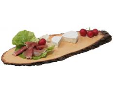 Kesper 61204 Vassoio per servire in Corteccia, 70-79 x 25 x 2 cm