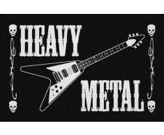 Empire Merchandising GmbH, 623171, Zerbino Heavy Metal, 60 x 40 cm, in Polipropilene, Colore: Nero