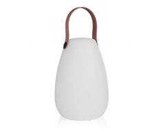 Smartwares Lampada da Tavolo Ricaricabile Multicolore OOO-50002, Bianco