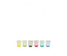 Villa dâEste Home Tivoli Summer Set Bicchieri, Multicolore, 6 UnitÃ